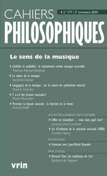 Le sens de la musique