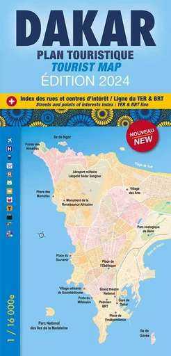 DAKAR PLAN TOURISTIQUE -  - LAURE KANE