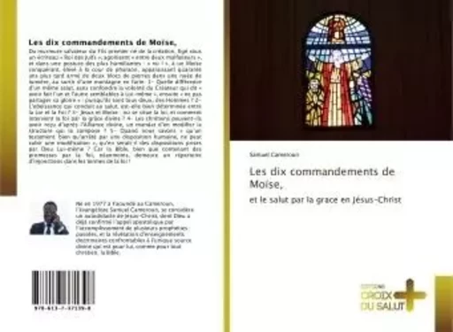 Les dix commandements de Moïse, - Samuel Cameroun - CROIX DU SALUT