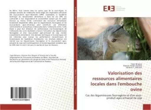 Valorisation des ressources alimentaires locales dans l'embouche ovine - Yaya Idrissou, - UNIV EUROPEENNE