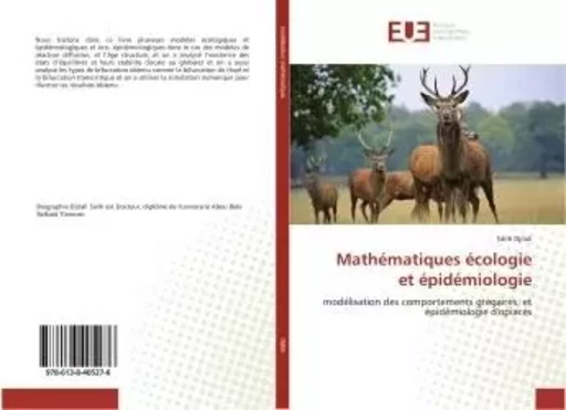 Mathématiques écologie et épidémiologie - Salih Djilali - UNIV EUROPEENNE