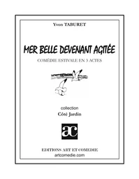 Mer belle devenant agitée