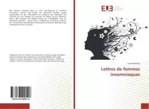 Lettres de femmes insomniaques - Leila Makhlouf - UNIV EUROPEENNE