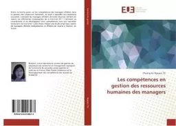 Les competences en gestion des ressources humaines des managers