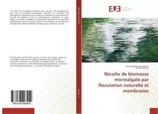 Recolte de biomasse microalgale par floculation naturelle et membranes - Thi Nguyen - UNIV EUROPEENNE