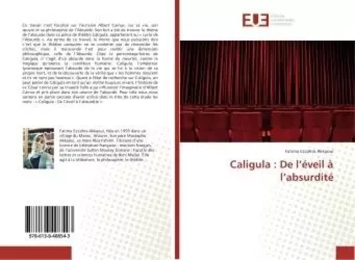 Caligula : De l'éveil à l'absurdité - Fatima Ezzahra Akkaoui - UNIV EUROPEENNE