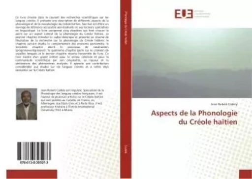 Aspects de la Phonologie du Créole haïtien - Jean Robert Cadely - UNIV EUROPEENNE