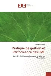 Pratique de gestion et Performance des PME