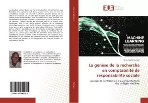 La genese de la recherche en comptabilite de responsabilite sociale -  Camara - UNIV EUROPEENNE