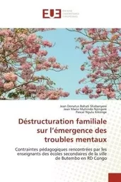 Déstructuration familiale sur l'émergence des troubles mentaux