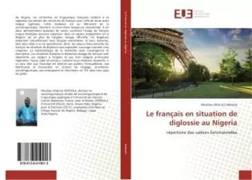 Le français en situation de diglossie au Nigeria - Musibau Adesola - UNIV EUROPEENNE