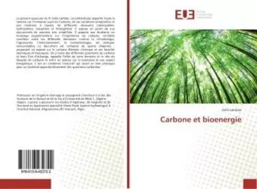 Carbone et bioenergie -  Lakhdar - UNIV EUROPEENNE