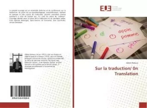 Sur la traduction/ 0n Translation - Abbes Bahous - UNIV EUROPEENNE