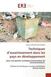 Techniques d'assainissement dans les pays en développement