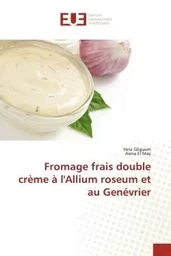 Fromage frais double crème à l'Allium roseum et au Genévrier