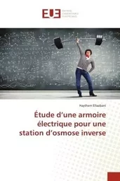 Étude d'une armoire électrique pour une station d'osmose inverse