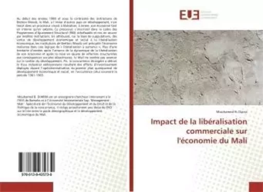 Impact de la libéralisation commerciale sur l'économie du Mali - Mouhamed B. Diarra - UNIV EUROPEENNE