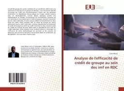 Analyse de l'efficacite de credit de groupe au sein des imf en RDC