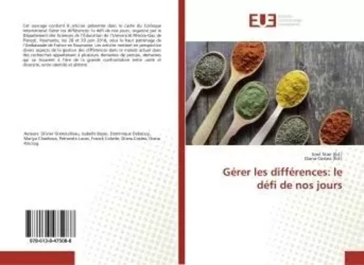 Gérer les différences: le défi de nos jours - Emil Stan - UNIV EUROPEENNE