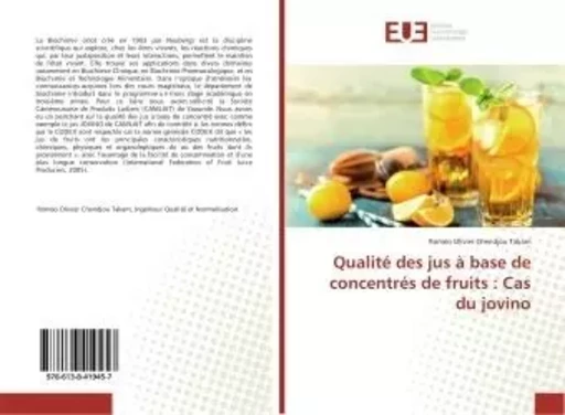 Qualité des jus à base de concentrés de fruits : Cas du jovino - Roméo Olivier Chendjou Takam - UNIV EUROPEENNE