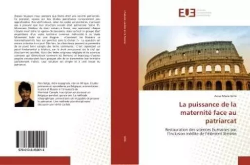 La puissance de la maternité face au patriarcat - Anne-Marie Gillis - UNIV EUROPEENNE