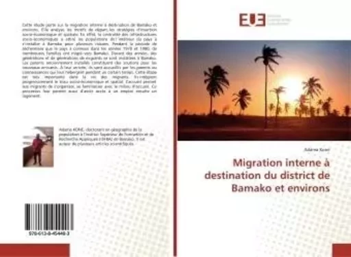 Migration interne à destination du district de Bamako et environs - Adama Kone - UNIV EUROPEENNE