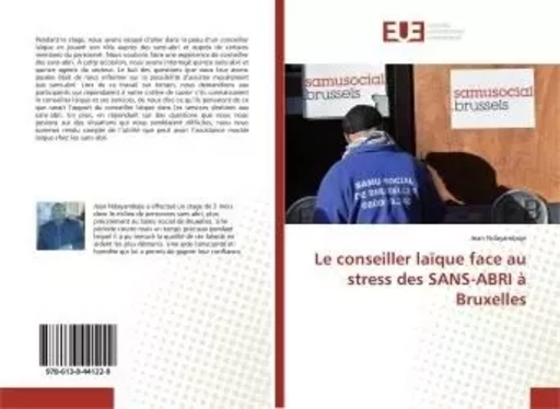 Le conseiller laïque face au stress des SANS-ABRI a Bruxelles -  Ndayambaje - UNIV EUROPEENNE