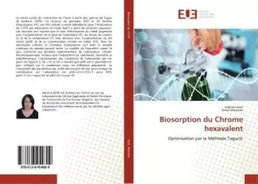 Biosorption du Chrome hexavalent - Sabrina Aziri - UNIV EUROPEENNE