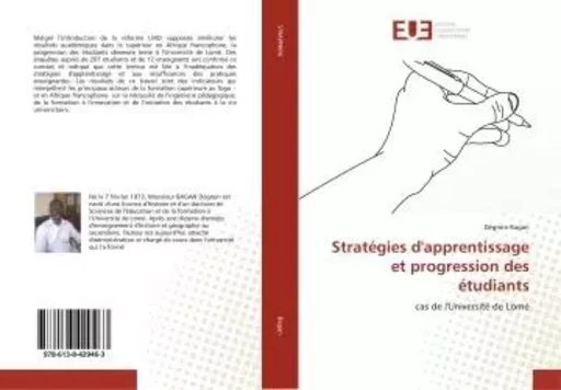 Stratégies d'apprentissage et progression des étudiants - Dègnon Bagan - UNIV EUROPEENNE