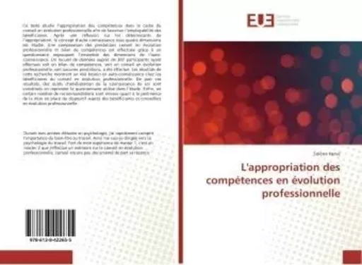 L'appropriation des competences en evolution professionnelle - Solène Hervé - UNIV EUROPEENNE