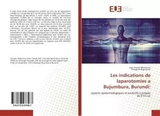 Les indications de laparotomies a Bujumbura, Burundi: - Jean Mbonicura - UNIV EUROPEENNE