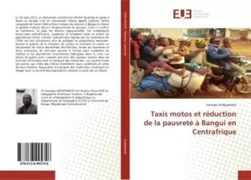 Taxis motos et réduction de la pauvreté à Bangui en Centrafrique - Georges Andjipakoto - UNIV EUROPEENNE