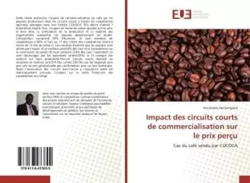 Impact des circuits courts de commercialisation sur le prix perçu -  Hariyongabo - UNIV EUROPEENNE