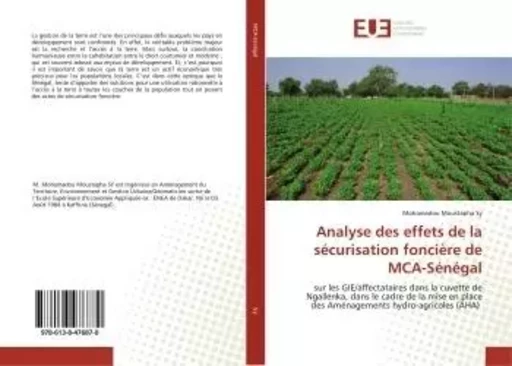 Analyse des effets de la sécurisation foncière de MCA-Sénégal - Mohamadou Moustapha Sy - UNIV EUROPEENNE