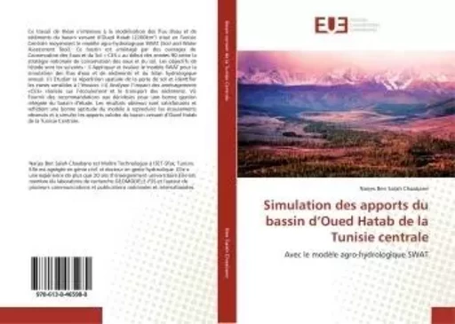 Simulation des apports du bassin d'Oued Hatab de la Tunisie centrale - Narjes Chaabane - UNIV EUROPEENNE