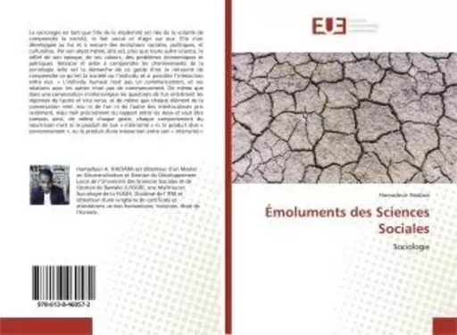 Émoluments des Sciences Sociales - Hamadoun Haidara - UNIV EUROPEENNE