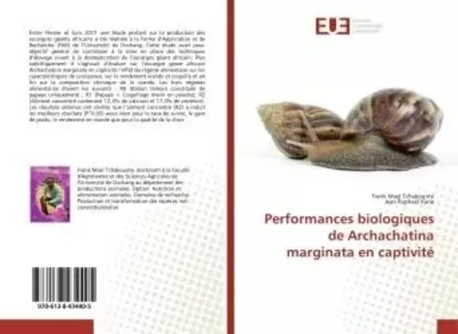 Performances biologiques de Archachatina marginata en captivite -  Tchakounte - UNIV EUROPEENNE