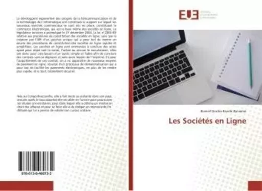 Les Sociétés en Ligne - Bianief Byniemo - UNIV EUROPEENNE