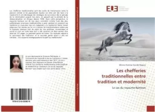 Les chefferies traditionnelles entre tradition et modernite - Winnie Njayou - UNIV EUROPEENNE