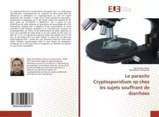 Le parasite Cryptosporidium sp chez les sujets souffrant de diarrhées - Seif Eddine - UNIV EUROPEENNE