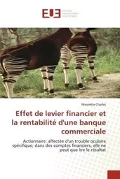 Effet de levier financier et la rentabilité d'une banque commerciale