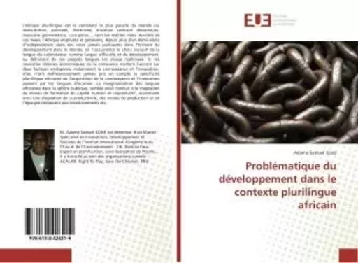 Problématique du développement dans le contexte plurilingue africain - Adama Kone - UNIV EUROPEENNE