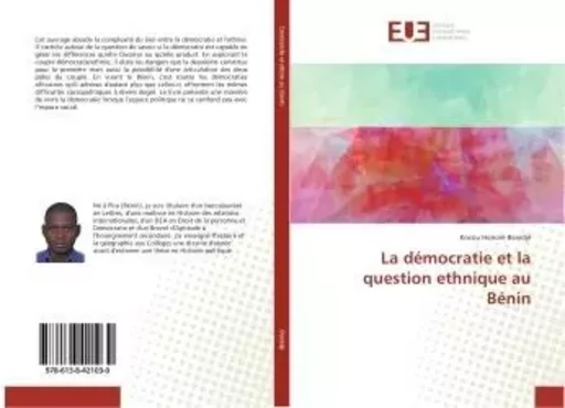 La democratie et la question ethnique au BENIN - Kocou Banidjè - UNIV EUROPEENNE