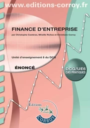 Finance d'entreprise Énoncé