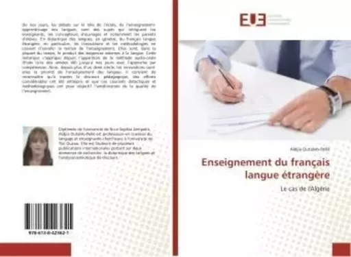 Enseignement du français langue etrangere - Aldjia Outaleb-Pellé - UNIV EUROPEENNE