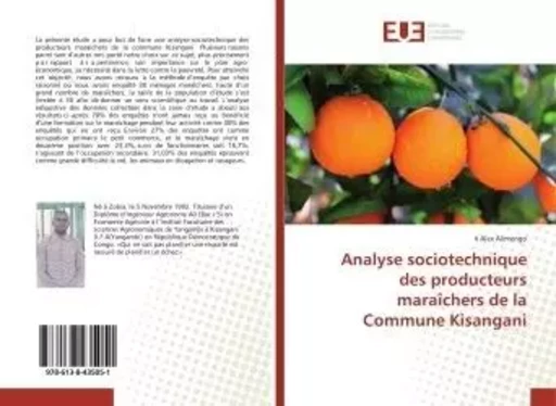 Analyse sociotechnique des producteurs maraîchers de la Commune Kisangani -  Alimengo - UNIV EUROPEENNE