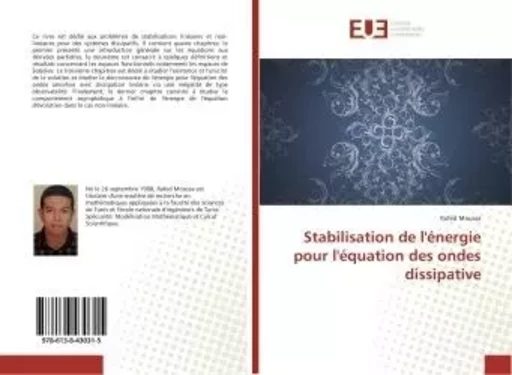 Stabilisation de l'energie pour l'equation des ondes dissipative - Rafed Moussa - UNIV EUROPEENNE