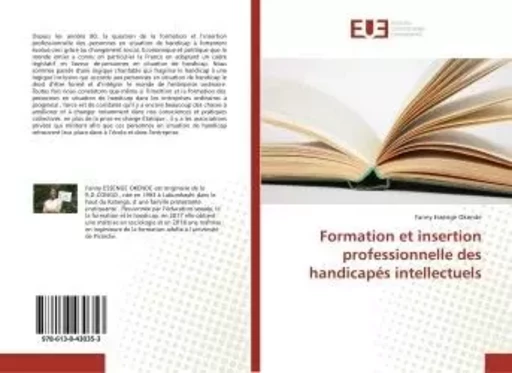 Formation et insertion professionnelle des handicapés intellectuels -  - UNIV EUROPEENNE