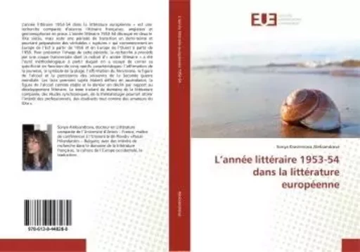 L'année littéraire 1953-54 dans la littérature européenne - Sonya Aleksandrova - UNIV EUROPEENNE