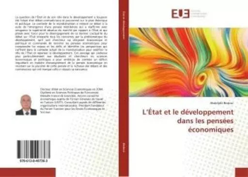 L'État et le développement dans les pensées économiques - Abdeljelil Bedoui - UNIV EUROPEENNE